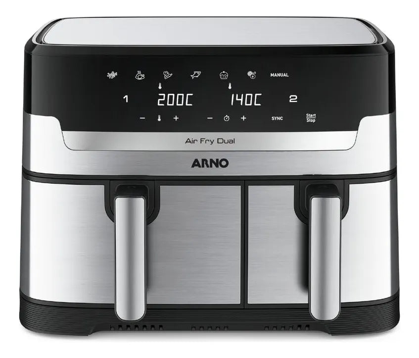 Fritadeira Sem Óleo Airfryer Arno Dual 5,2l+3,1l Afd2 - Image 7