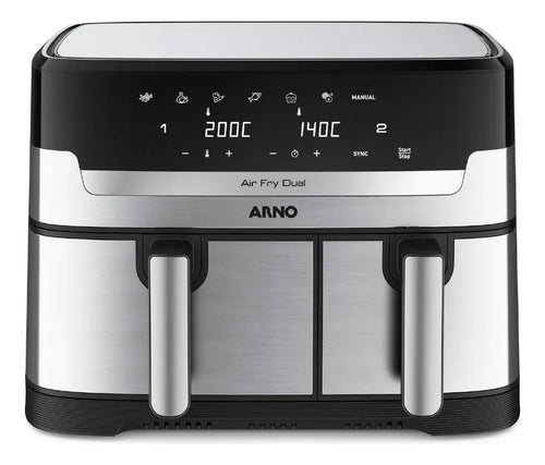 Imagem 7 de 7 de Fritadeira Sem Óleo Airfryer Arno Dual 5,2l+3,1l Afd2