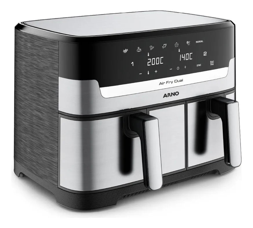 Fritadeira Sem Óleo Airfryer Arno Dual 5,2l+3,1l Afd2 - Image 6
